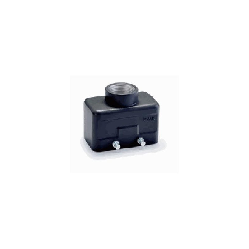Capot 10B, Aluminium moulé sous pression, acier inoxydable, IP67, Sortie verticale, M25
